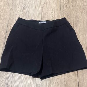 Chic Black High Waist Women's Shorts
